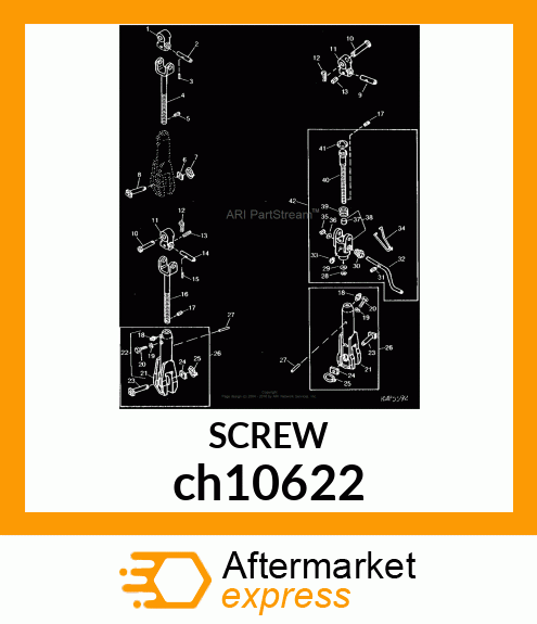 SCREW, SLTD PAN HEAD, METRIC ch10622