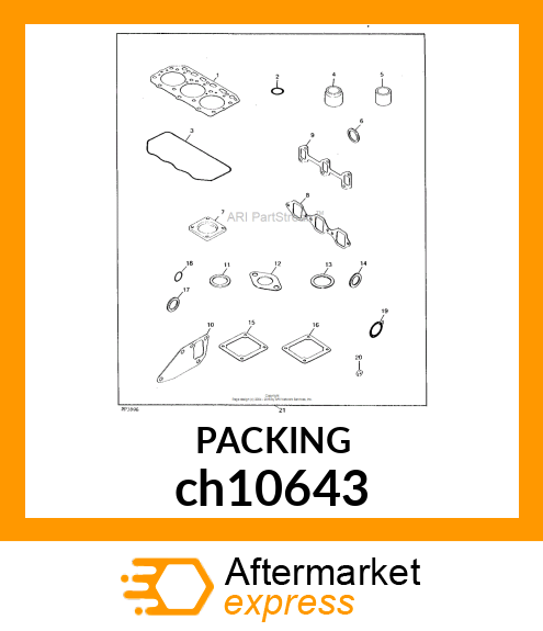 WASHER, WASHER, SEAL ch10643