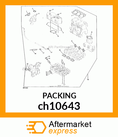 WASHER, WASHER, SEAL ch10643