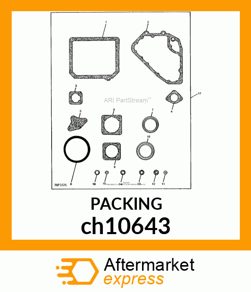 WASHER, WASHER, SEAL ch10643