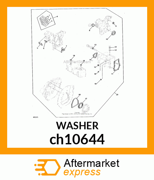 WASHER, WASHER, SEAL ch10644