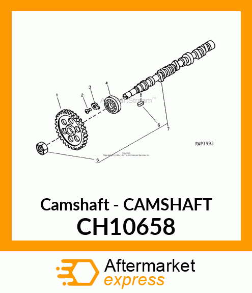 Camshaft - CAMSHAFT CH10658