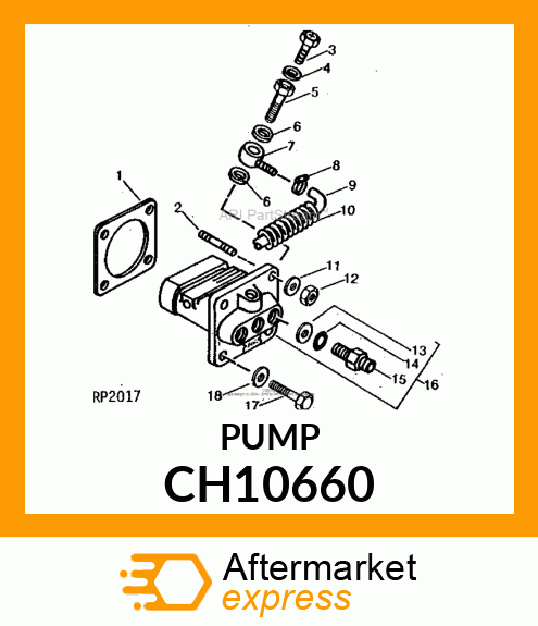 Pump - PUMP,F.I.,ASSY(3T80UJ) CH10660