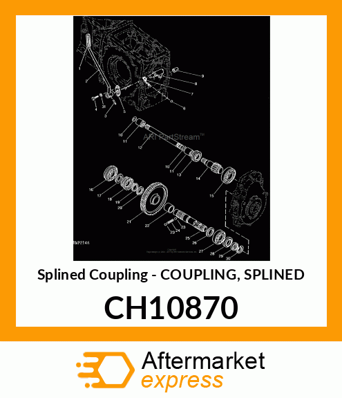 Splined Coupling CH10870