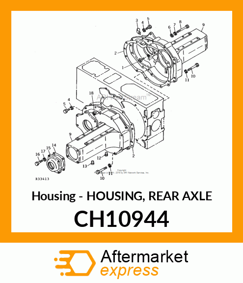 Housing - HOUSING, REAR AXLE CH10944