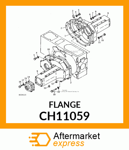 BEARING HOUSING W/O BEARING, HOUSIN CH11059