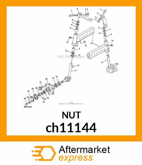 NUT, M24X1.5 ch11144