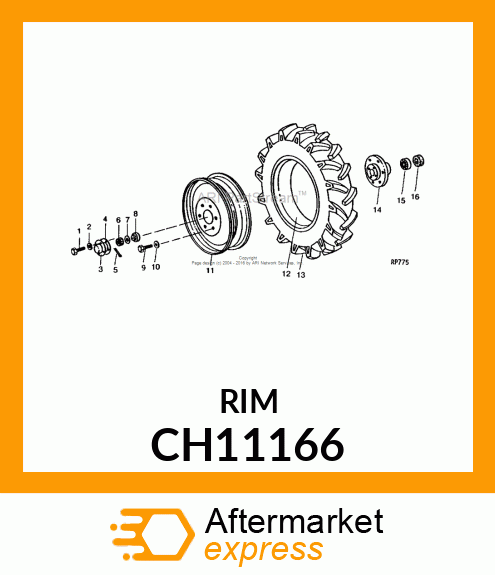 RIM, RIM, 4.00 CH11166