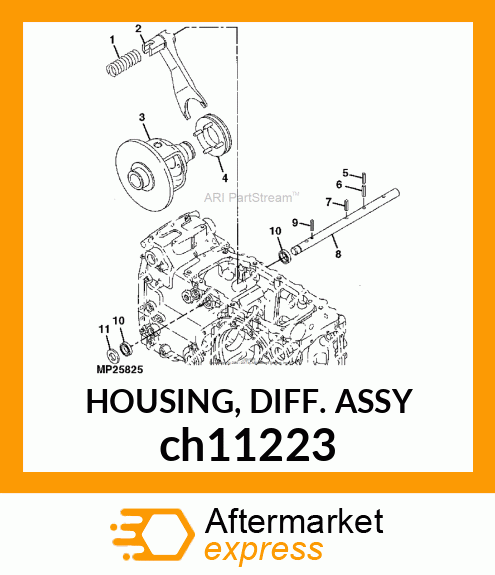 HOUSING, DIFF. ASSY ch11223