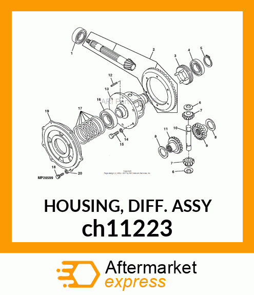 HOUSING, DIFF. ASSY ch11223