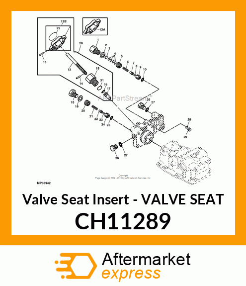 Valve Seat Insert - VALVE SEAT CH11289