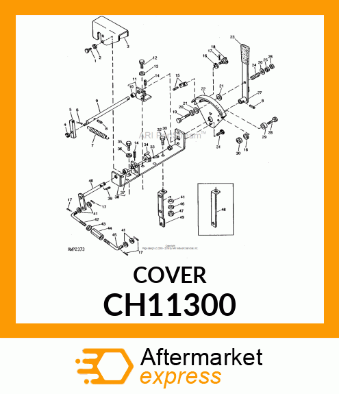 Cover - GUIDE, LEVER CH11300