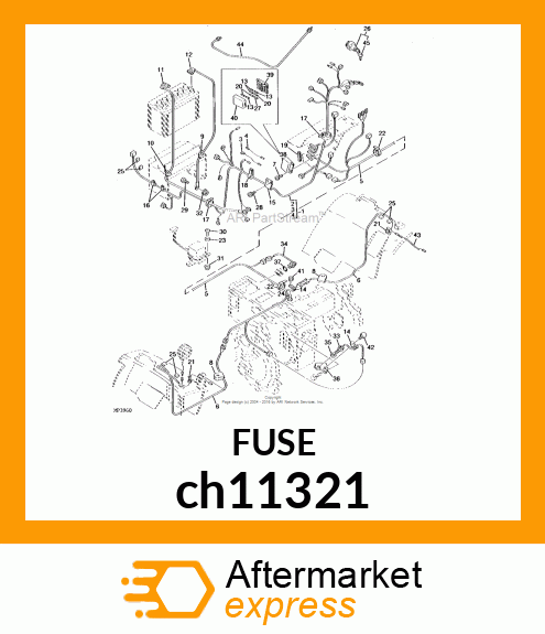 FUSE, 10 AMP ch11321