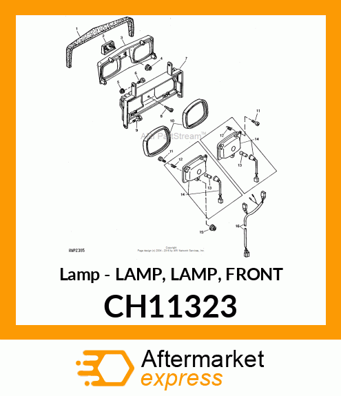 Lamp - LAMP, LAMP, FRONT CH11323