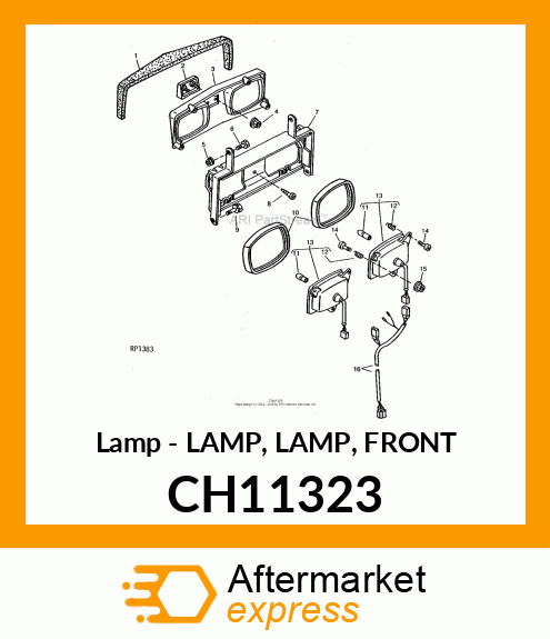 Lamp - LAMP, LAMP, FRONT CH11323