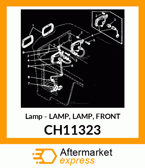 Lamp - LAMP, LAMP, FRONT CH11323