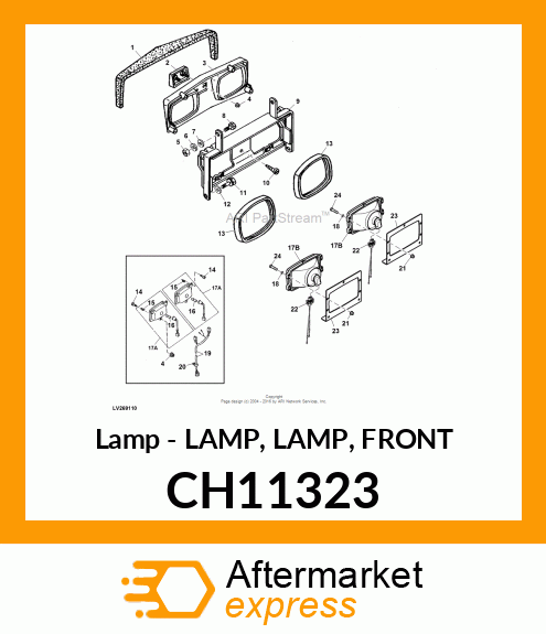 Lamp - LAMP, LAMP, FRONT CH11323