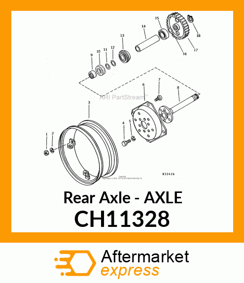 Rear Axle CH11328