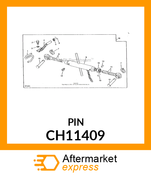PIN FASTENER, PIN CH11409