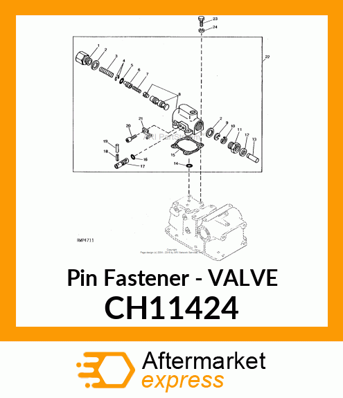 Pin Fastener - VALVE CH11424