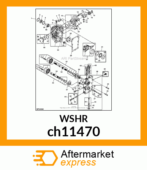 WASHER, METALLIC, ROUND HOLE ch11470