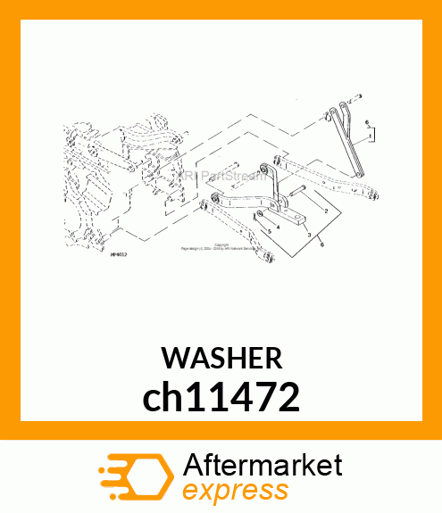 WASHER, METALLIC, ROUND HOLE ch11472