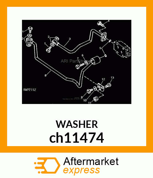 WASHER, LOCK ch11474