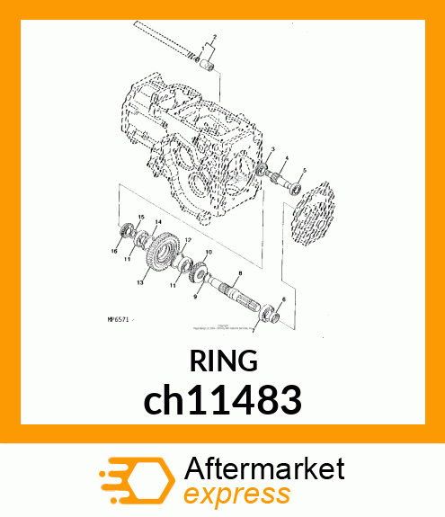 RING, EXTERNAL SNAP ch11483