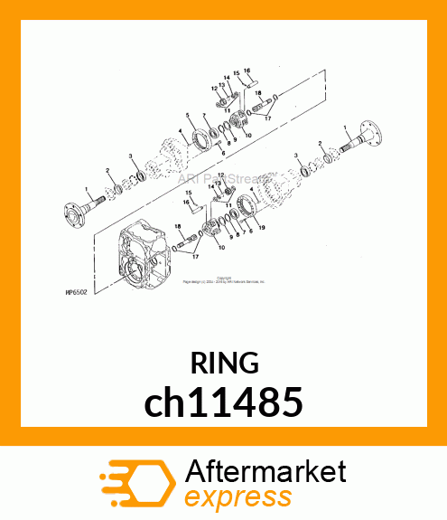 RING, EXTERNAL SNAP ch11485