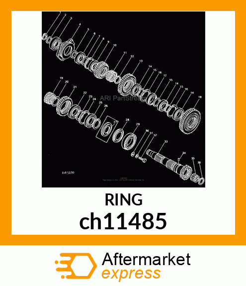 RING, EXTERNAL SNAP ch11485
