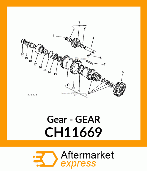 Gear - GEAR CH11669