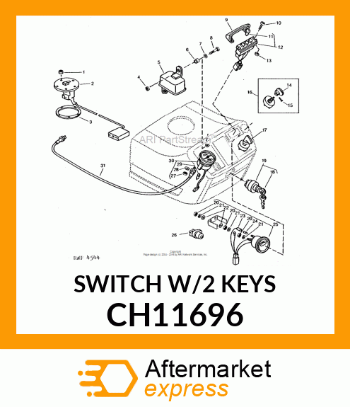 Switch - SWITCH, KEY CH11696