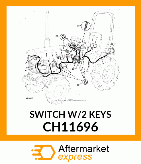 Switch - SWITCH, KEY CH11696