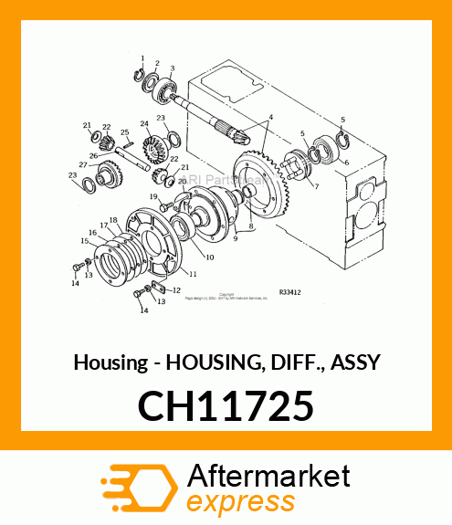 Housing - HOUSING, DIFF., ASSY CH11725