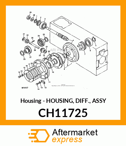 Housing - HOUSING, DIFF., ASSY CH11725