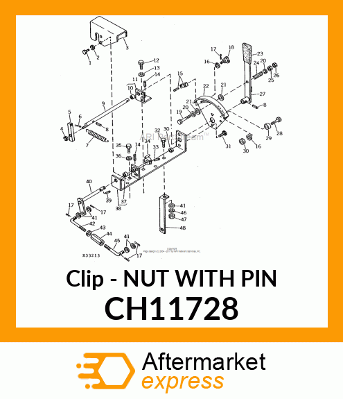 Clip - NUT WITH PIN CH11728