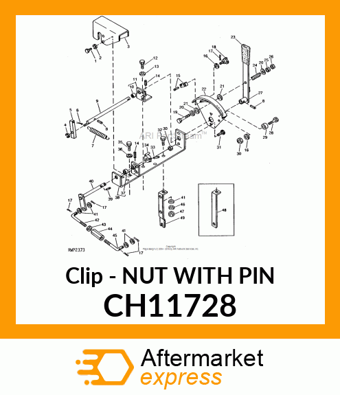 Clip - NUT WITH PIN CH11728