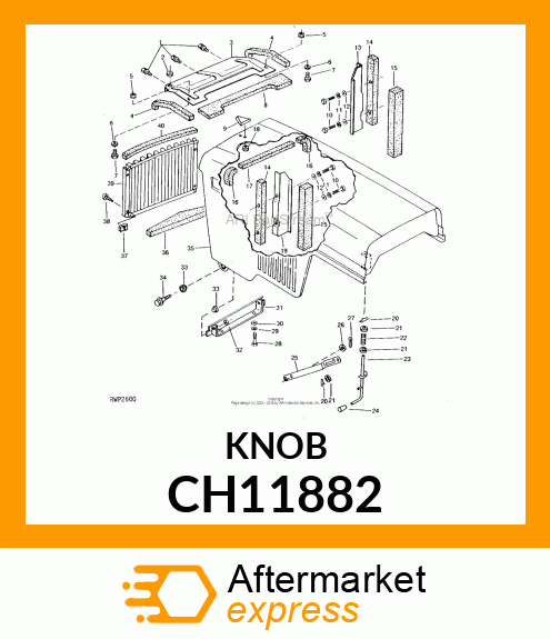 KNOB CH11882