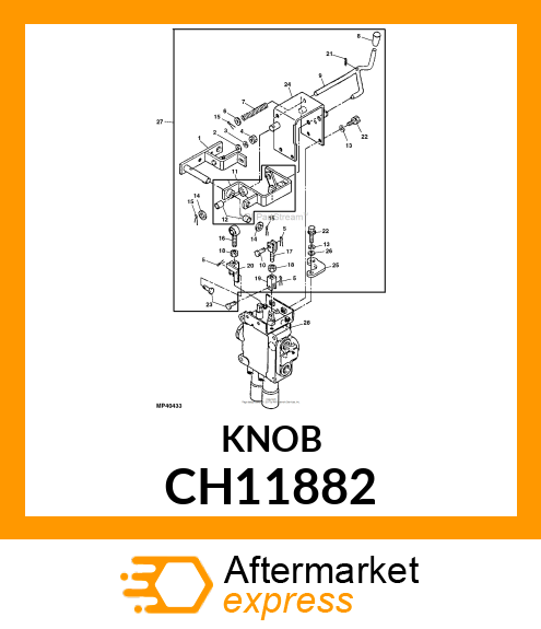 KNOB CH11882