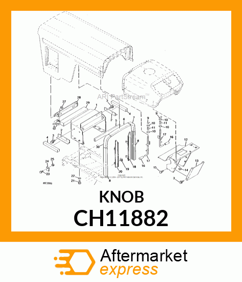 KNOB CH11882