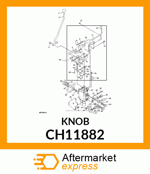 KNOB CH11882