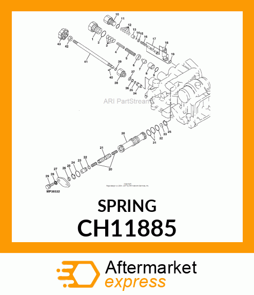 COMPRESSION SPRING, SPRING, COMPRES CH11885