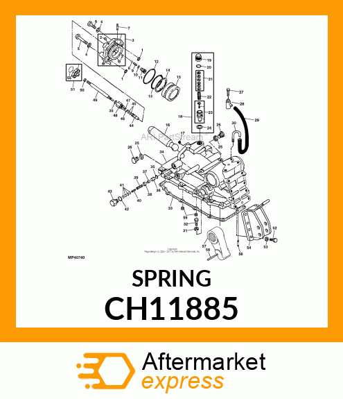 COMPRESSION SPRING, SPRING, COMPRES CH11885