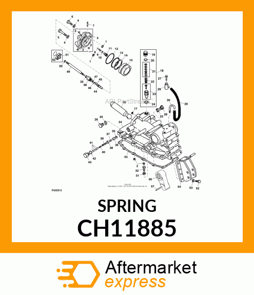 COMPRESSION SPRING, SPRING, COMPRES CH11885