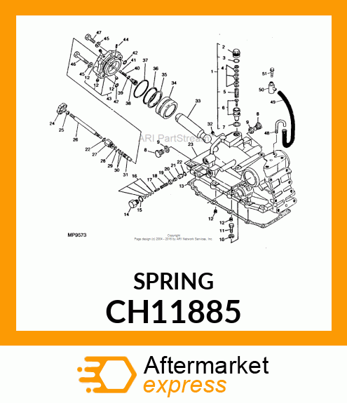 COMPRESSION SPRING, SPRING, COMPRES CH11885