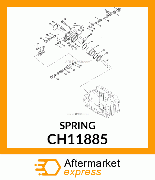 COMPRESSION SPRING, SPRING, COMPRES CH11885