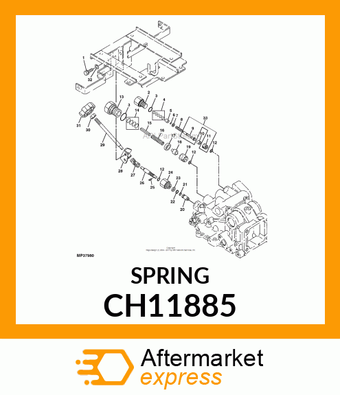 COMPRESSION SPRING, SPRING, COMPRES CH11885