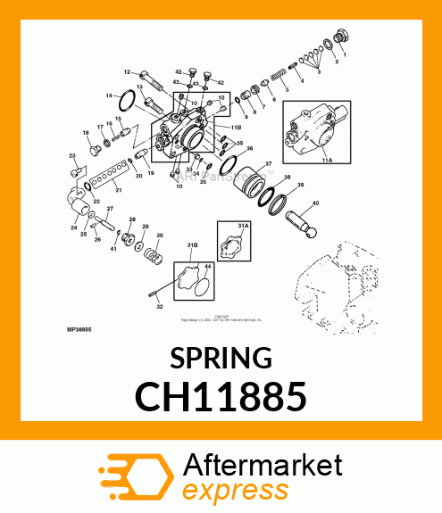 COMPRESSION SPRING, SPRING, COMPRES CH11885