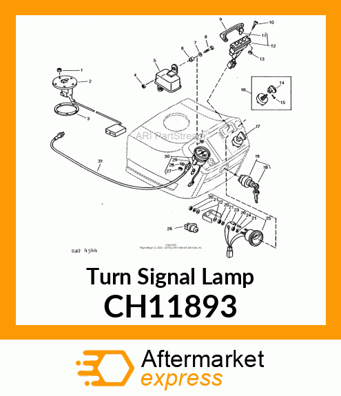 Turn Signal Lamp CH11893