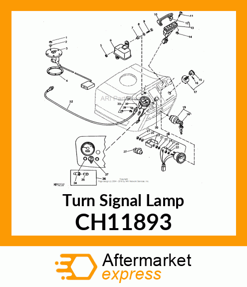 Turn Signal Lamp CH11893